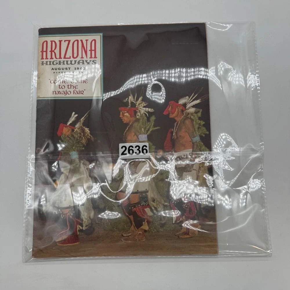 Arizona Highways Magazine August 1962 Navajo Fair Native‎ American Culture